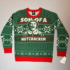 Will Ferrell Ugly Christmas Sweater “Son of a Nutcracker” — Size Large